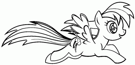 Rainbow Dash My Little Pony Friendship Is Magic Coloring Page (2 ...