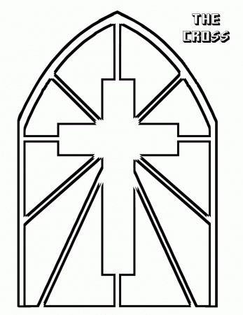 stained glass window coloring page - High Quality Coloring Pages
