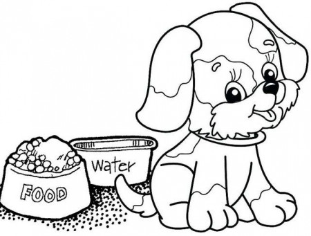 Pin em Dog Coloring Pages