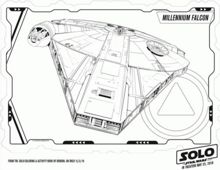 Solo: A Star Wars Story Coloring Pages + A New Clip
