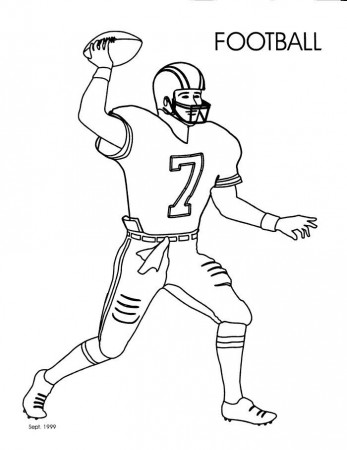 Google Image Result for http://freecoloringpagesite.com/coloring-pics/football-player-c…  | Football coloring pages, American football players, Sports coloring pages