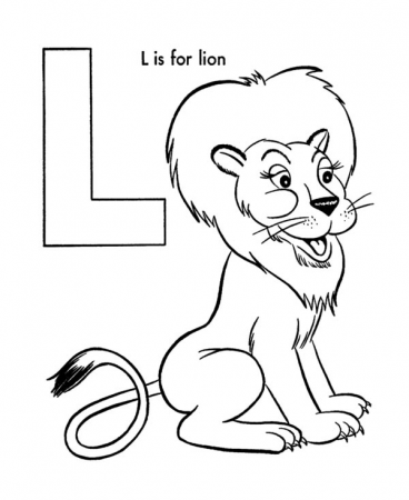 Big Letter L For Lion Coloring Page : Coloring Sun | Lion coloring pages,  Abc coloring pages, Animal coloring pages
