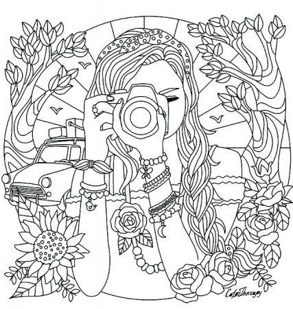 Coloring and Drawing: Coloring Sheets For Girls Hard