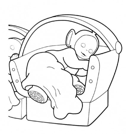 Teletubbies Sleep Coloring Page | Coloring pages, Teletubbies, Coloring for  kids