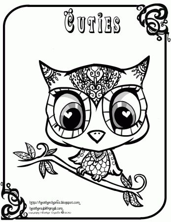 Cuties Owl Coloring Pages Clip Art Library Printable Halloween Page  Ntxnx49kc Stunning Cartoon For Kids – Slavyanka