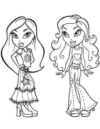 Bratz Coloring Pages | 100 Pictures Free Printable
