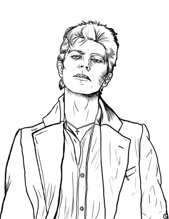 The David Bowie Coloring Book