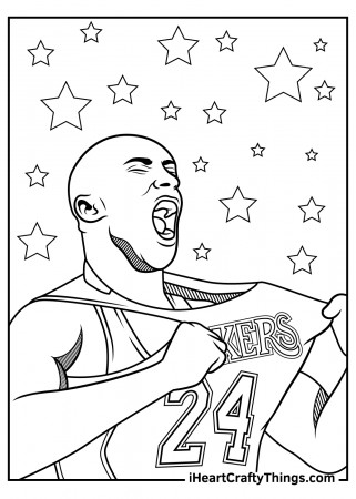 Printable Kobe Bryant Coloring Pages (Updated 2022)