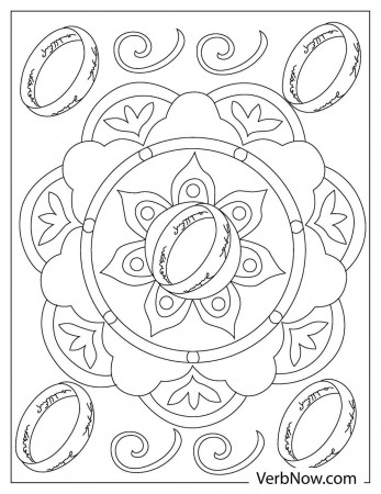 Free LORD OF THE RINGS Coloring Pages & Book for Download (Printable PDF) -  VerbNow