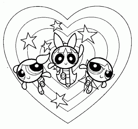 Free Printable Powerpuff Girls Coloring Pages For Kids | Coloring ...