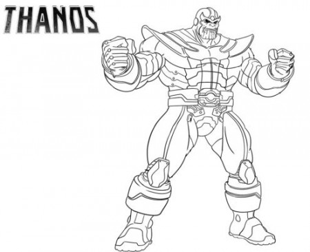 Fortnite Coloring Pages Thanos - Coloring Page Base