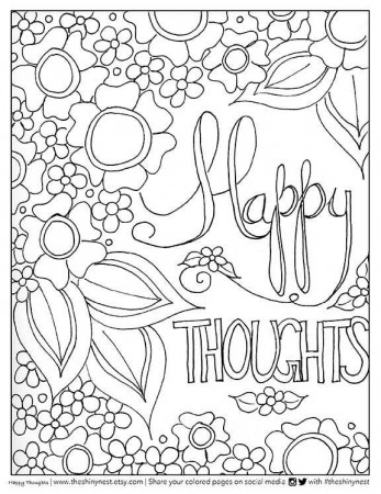 17 Best ideas about Quote Coloring Pages on Pinterest | Free adult ...