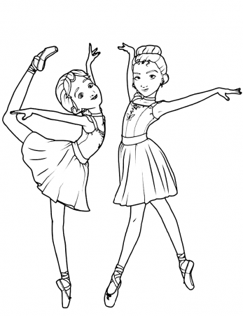 Top 10 Gorgeous Ballet Dancers Coloring Pages For Girls ...