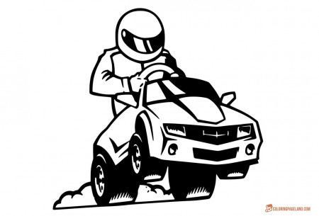 Race Car Coloring Pages - Free Printable Pictures