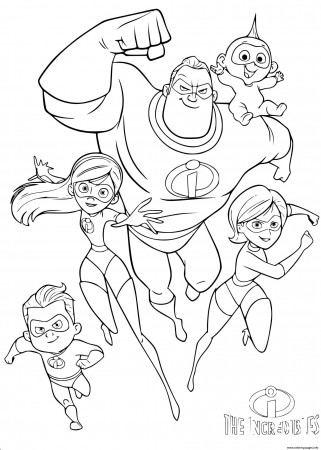The Incredibles Coloring Pages posted by Christopher Peltier