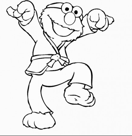 karate coloring pages - Clip Art Library