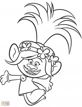 Trolls Coloring Sheets Poppy – Through the thousands of images on the web  about trolls color… | Poppy coloring page, Cartoon coloring pages, Princess coloring  pages
