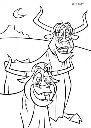 Home on the Range coloring book pages - Bad Alameda Slim