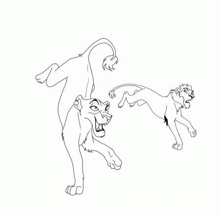 Lion King Coloring Pages Scar - HiColoringPages