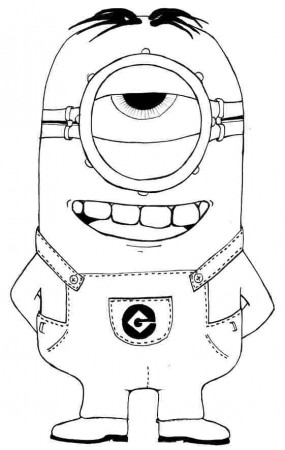 Free Printable Despicable Me Minion Coloring Pages Nice - Coloring ...