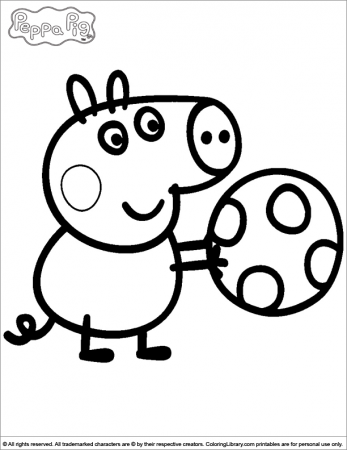Peppa Pig coloring page | Ausmalbilder kinder, Ausmalbilder