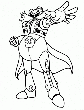 Evil Doctor Eggman Coloring Page - Free Printable Coloring Pages for Kids