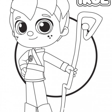 Cat Bartleby from True and the Rainbow Kingdom Coloring Pages ...