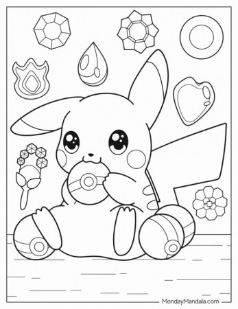 38 Pikachu Coloring Pages (Free PDF ...