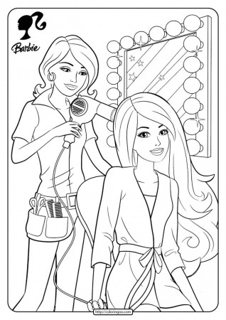 Printable Barbie Hairdressing Pdf ...