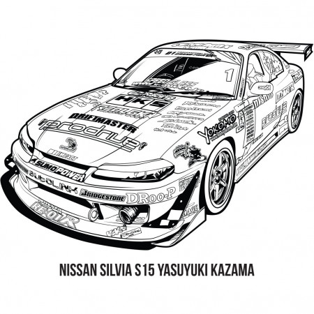 JDM COLOURING BOOK - RACING EDITION ...