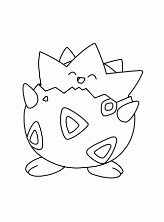 Togepi coloring pages