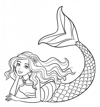Characters of Barbie Mermaid Coloring Pages Gallery - Whitesbelfast.com