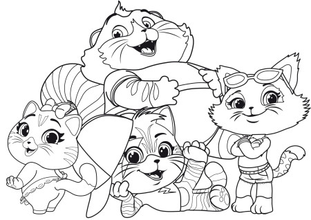 Free 44 Cats coloring pages - YouLoveIt.com