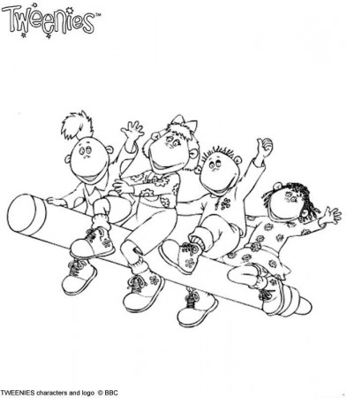 Kids-n-fun.com | 20 coloring pages of Tweenies