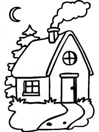 Kids Under 7: Houses and Homes Coloring Pages
