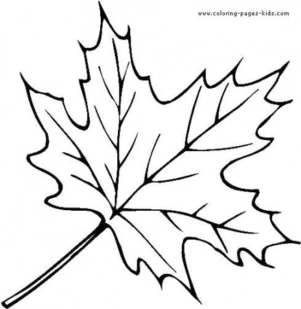 Coloring, Leaves and Coloring pages