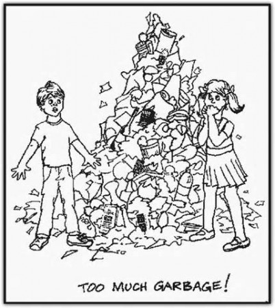 Littering Coloring Page Coloring Pages