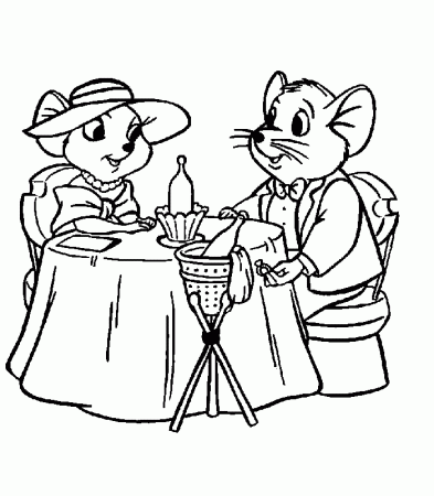 Coloring Pages (The Rescuers) ...