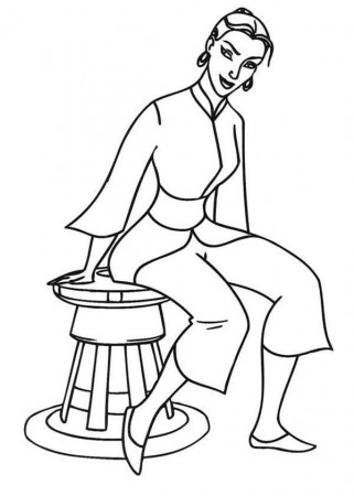 Sinbad the Sailor Mate Marina Coloring Pages | Best Place to Color