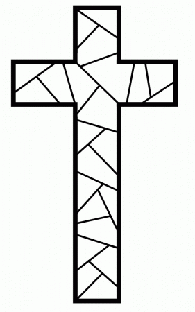 On Cross Coloring Page - High Quality Coloring Pages