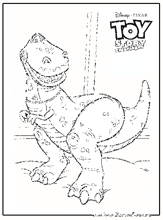 Rex - Toy Story Kids Coloring Pages