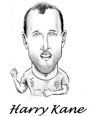 Harry Kane 11 Coloring Page - Free Printable Coloring Pages for Kids