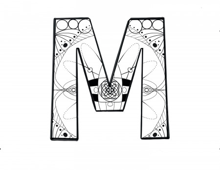 Letter M-printable Instant Download Coloring Page - Etsy