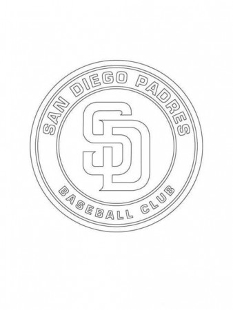 San Diego Padres Colouring Pages - Free Colouring Pages