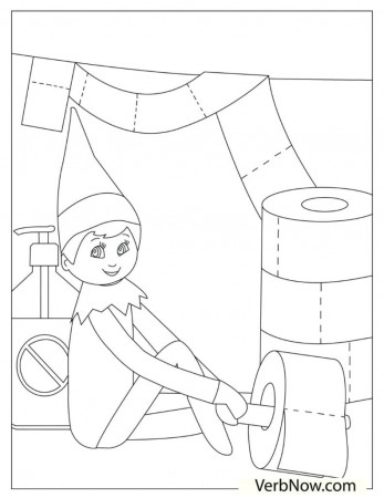 Free ELF Coloring Pages & Book for Download (PDF) - VerbNow