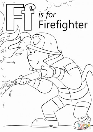 23+ Great Picture of Firefighter Coloring Pages - birijus.com | Preschool coloring  pages, Abc coloring pages, Abc coloring