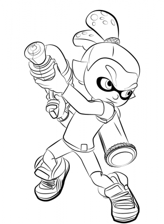 Splatoon Coloring Pages - Best Coloring Pages For Kids | Coloring pages for  kids, Coloring pages, Coloring pages for boys