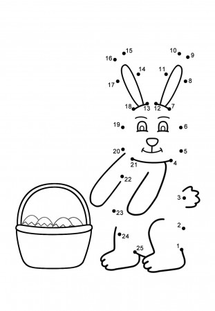 Free Easter Dot to Dot Printables — Lemon & Kiwi Designs