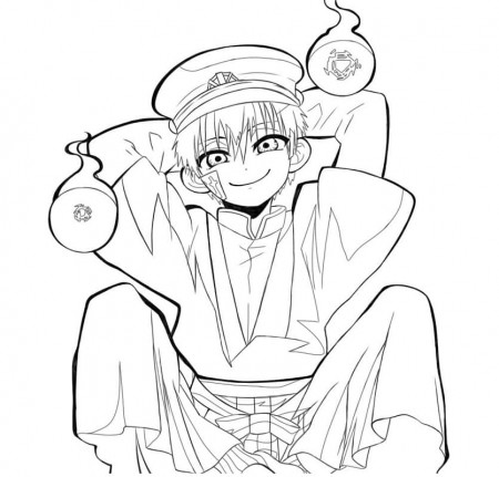 Toilet Bound Hanako-Kun 15 Coloring Page - Anime Coloring Pages