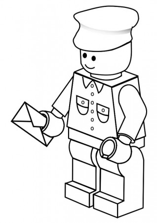 Coloring Page postman - free printable coloring pages - Img 20150